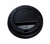 90mm Black Hot Cup Lids | 10/12/16oz | 1000 Pack | FREE Ireland Delivery