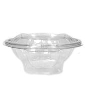 250cc Round Hinged Salad Containers | Clear rPET | 500 Pack | FREE Ireland Delivery