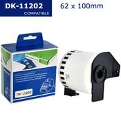 Brother DK-11202 Compatible Shipping Labels 62x100mm | 300 Per Roll | Standard QL Printer | Ireland (Min. 2 Rolls)