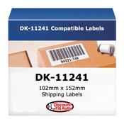 Brother DK-11241 Compatible Shipping Labels 102x152mm (4x6") | 200 Per Roll | Ireland (Min. 2 Rolls)