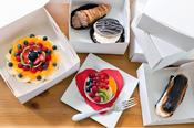 10 x 10 x4" White Folding Cake Box (100 per case)