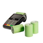 Green Credit Card Rolls 57x40mm – Coreless | 20 Roll Box | Ireland