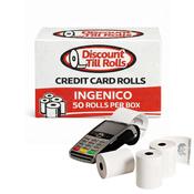 Ingenico Move 3500 PDQ Till Rolls – 57x40mm Card Machine Paper (Box of 50)