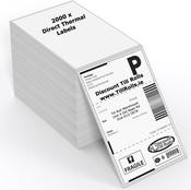 Zebra Compatible 4×6 Fanfold Labels | 102×152mm | 2,000 Labels | Direct Thermal Ireland
