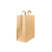 Medium Brown Kraft Bag with Handle | 220x100x240mm | 250 Pack | FREE Ireland Delivery