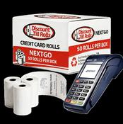 Nexgo G2 Thermal Credit Card Paper – 57x40mm Credit Card Till Rolls (Box of 50)