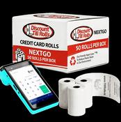 Nexgo N5 Credit Card Rolls – 57x40mm Thermal PDQ Rolls (Box of 50)