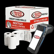 Nexgo N86 Thermal Credit Card Rolls – 57x40mm Credit Card Terminal Paper (Box of 50)