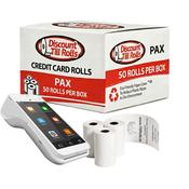 PAX A920 Credit Card Rolls – 57x40mm | 50 Roll Box | Ireland