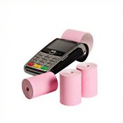 Pink Credit Card Rolls 57x40mm – Coreless | 20 Roll Box | Ireland