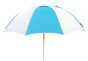 Bookmakers Umbrella Light Blue/White | 170cm Racecourse Umbrella | Custom Branding