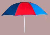 Red/Blue Bookmakers Umbrella | 170cm Racecourse Brolly | Custom Printed