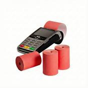 Red Card Machine Rolls 57x40mm – BPA-Free Coreless | 20 Roll Box | Ireland