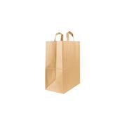 Small Brown Kraft Bag with Handle | 190x80x250mm | 250 Pack | FREE Ireland Delivery