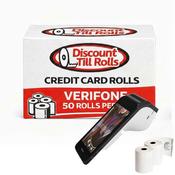 Verifone Carbon Mobile 5 Credit Card Rolls – 57x40mm Thermal Paper (Box of 50)