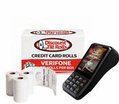 Verifone V400m Credit Card Rolls – 57x40mm Thermal Paper (Box of 50)