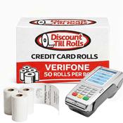 Verifone VX520 Credit Card Rolls – 57x40mm Thermal Paper (Box of 50)