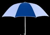 Blue/White Bookmakers Umbrella | 170cm Racecourse Brolly | Custom Printed