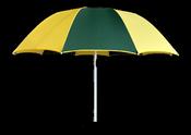 Green/Yellow Bookmakers Umbrella | 170cm Racecourse Brolly | Custom Printed