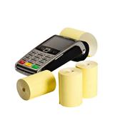 Yellow Credit Card Rolls 57x40mm – Coreless | 20 Roll Box | Ireland