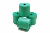76mm Green Wet Strength Laundry Tag Rolls – 80gsm (Box of 20)