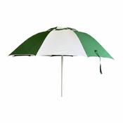 Green/White Bookmakers Umbrella | 170cm Racecourse Brolly | Custom Printed