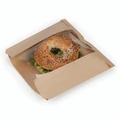 Kraft Windowed Flat Bags 210x210mm | Compostable | 1000 Per Case | Ireland