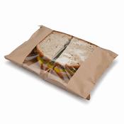 Kraft Windowed Flat Bags 250x250mm | Compostable | 1000 Per Case | Ireland