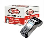 myPOS Combo Thermal Paper Rolls BPA-Free – 57x40mm (Box of 50)