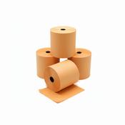 76mm Orange Wet Strength Laundry Tag Rolls – Case of 20 | Commercial Grade
