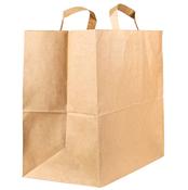Extra Large Kraft Carrier Bag with Handles | 320x240x320mm | 200 Pack | FREE Ireland Delivery