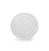95mm rPET Flat Lid with Straw Slot | Fits 12oz &amp; 16oz Juice Cups | Case of 1,000