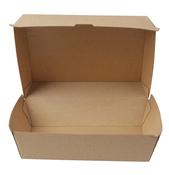 #9 Kraft Clamshell Small Lunch Box HP2 750ml | 200 Boxes/Pack | Compostable Ireland
