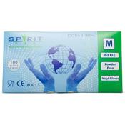 Blue Vinyl Gloves 10x100 – 1000 Powder-Free Disposable Gloves (Case) - M image