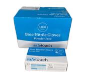 Blue Nitrile Gloves Powder Free Medium | Medical Grade | 1000 Pack image