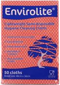 Envirolite Folded Cleaning Cloths | 10 x 50 | Bulk Cleaning Cloths Ireland - Red