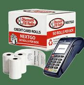 Nexgo G2 Thermal Credit Card Paper – 57x40mm Credit Card Till Rolls (Box of 50) image