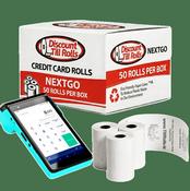 Nexgo N5 Credit Card Rolls – 57x40mm Thermal PDQ Rolls (Box of 50) image