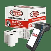 Nexgo N86 Thermal Credit Card Rolls – 57x40mm Credit Card Terminal Paper (Box of 50) image