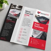 396mm x 210mm Folded Menu image