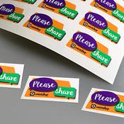 Rectangular Stickers image