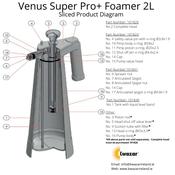 Kwazar Venus Foamer 2L Replacement Parts image