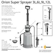 Orion &amp; XI6 Super Sprayer Replacement Parts (3-12L)