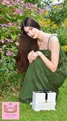Crochet Green Maxi Dress
