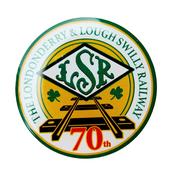 Londonderry &amp;amp; Lough Swilly Railway 70th Anniversary Badge image
