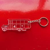 Donegal Railway Railcar 4  Keyring