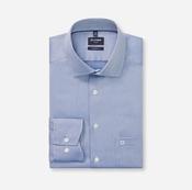 Olymp | Modern Regular Fit Subtle Print Blue Shirt | 1356 74 19 image