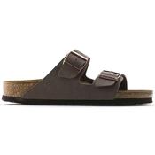 Birkenstock | Arizona Birkibuc Sandals in Mocca Brown | 151183 image