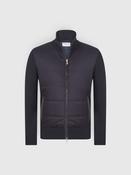 Super Geelong 2-Thread Wool Knitted Jacket in Navy | 23145 25019 598 image