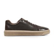Anatomic Gel | Wide Fit Lace Up Leather Shoe in Brown | Madeiro image
